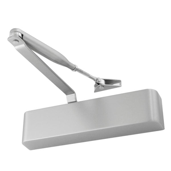 Commercial Grade Fire Door Closer - Power Size 2 - 4 - Door Weight to 80kg - CE Marked - Satin Nickel - tradefit - Featured Image