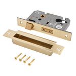 Euro Profile Sashlock Case - 65mm Case 44mm Backset - Polished Brass - tradefit - 1