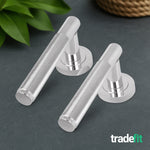Dumont Polished Chrome Lever on Rose Door Handle Kit - Sashlock - tradefit - 8
