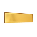 Inner Letter Tidy and Flap - 293 x 77mm - Gold Aluminium - tradefit - 1