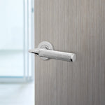 Mode - Grip Fire Door Handle on Rose - Polished Chrome - FD30/60 - tradefit - 5