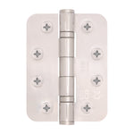 Polished Stainless Fire Door Hinges - 4 Inch/102mm - Grade 13 Steel Ball Bearing - Pack 2 - Radius - tradefit - 5