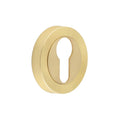 Euro Escutcheon - Satin Brass