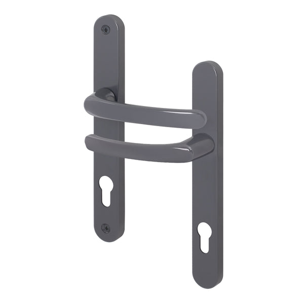 Anthracite Grey UPVC Door Handles - 92mm PZ Centres - 215mm Fixing Centres - 246 x 32mm - tradefit - Featured Image