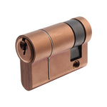 5 Pin 45mm Cylinder [30+5+10mm] - Master Keyed - Satin Antique Bronze - tradefit - 1