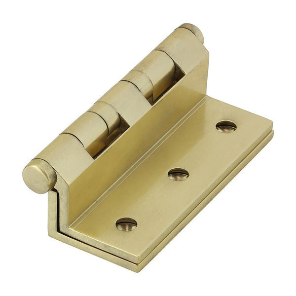 Solid Brass Ball Bearing Stormproof Hinge - 64 x 55mm - Polished Brass - tradefit - Featured Image