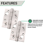 Fire Door Security Pin Hinges 4