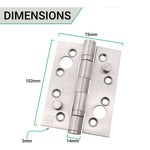 Fire Door Security Pin Hinges 4