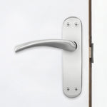 Nola Polished Chrome Door Handle Pack - 76mm Latch - tradefit - 5