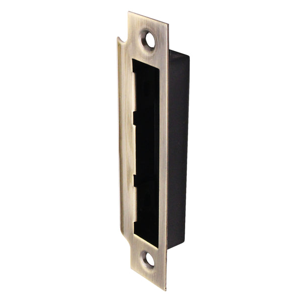 Mortice Lock Strike Plate - Antique Brass - tradefit - Featured Image
