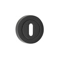 Keyhole Escutcheon - Matt Black