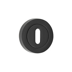 Keyhole Escutcheon - Matt Black - tradefit