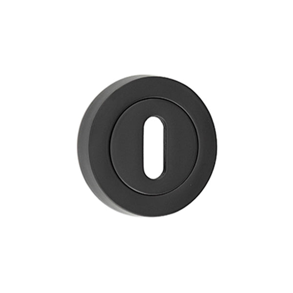 Keyhole Escutcheon - Matt Black - tradefit - Featured Image