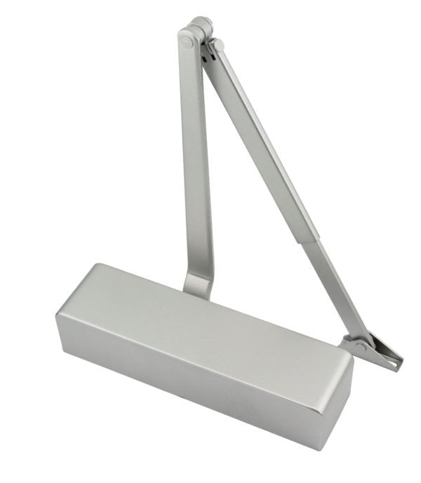 Commercial Grade Fire Door Closer - Power Size 2 - 4 - Door Weight to 80kg - CE Marked - Silver - tradefit - Featured Image