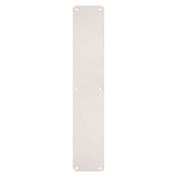 Door Finger Push Plate - 400x75mm - Satin Stainless Steel - tradefit