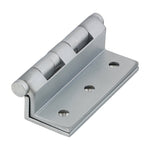 Solid Brass Ball Bearing Stormproof Hinge - 64 x 55mm - Satin Chrome - tradefit - 1