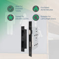 DIN Lift to Lock - 72mm Centres 60mm Backset - Black - tradefit