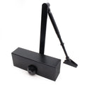Fire Door Closer - Fixed Power Size 3 - Door Weight To 60kg - CE Marked - Black - Standard Duty