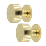 Tangier Satin Brass Mortice Door Knob - tradefit - 1