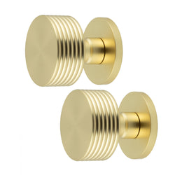 Tangier Satin Brass Mortice Door Knob - tradefit