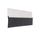 Garage / Industrial Door Seal - 30mm Carrier - 30mm Blade - 3000mm - Mill Aluminium - tradefit - 1