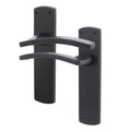 Euroda-Plus Black Lever Fire Door Handles - Latch - FD30/60