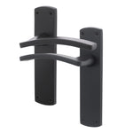 Euroda - Plus Black Lever Fire Door Handles - Latch - FD30/60 - tradefit - 1