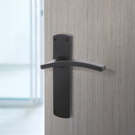 Euroda - Plus Black Lever Fire Door Handles - Latch - FD30/60 - tradefit - 5