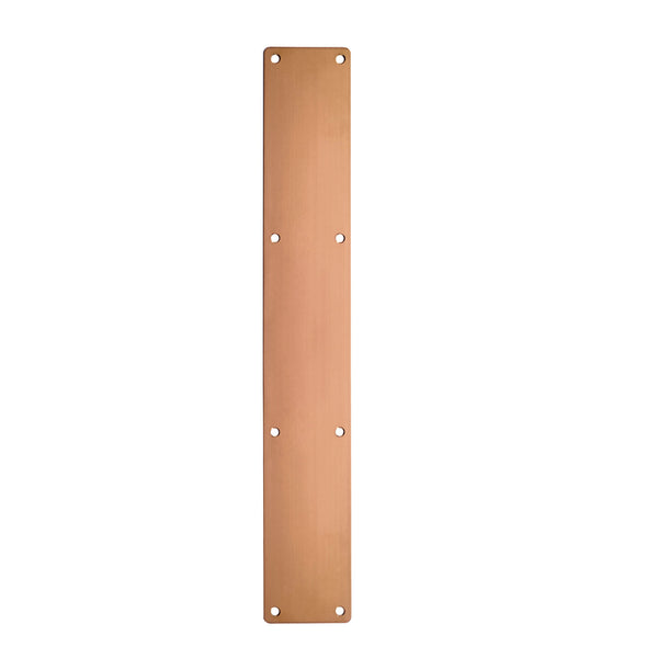 Door Finger Push Plate - 75mm x 475mm - Radius - PVD Bronze - tradefit - Featured Image
