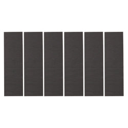 Intumescent Hinge Pads - Graphite - Pack of 6 - 100 x 31 x 0.8mm - Suit 102 x 76mm Hinge - tradefit