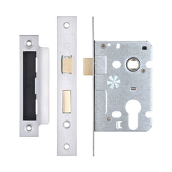 Economy Euro Profile Sashlock case - 64mm Case - 47.5mm Centres - Satin Stainless Steel - tradefit