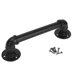 Black Handrail Grab Rail 900mm - Cast Iron - tradefit - 2