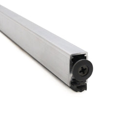 Drop Down Acoustic Fire Seal - Domestic - 1026mm - Satin Aluminium - tradefit