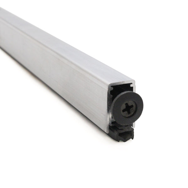 Drop Down Acoustic Fire Seal - Domestic - 826mm - Satin Aluminium - tradefit - Featured Image