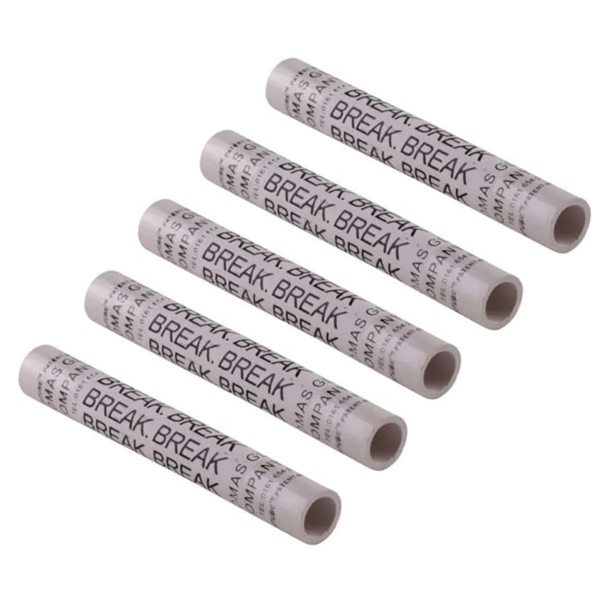 Ceramic Panic Bolt Tubes for Emergency Exit Break Glass Kit Pack 5