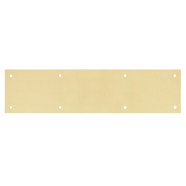 Kick Plate 1.2mm Polished Brass - Un - Lacquered - 838x150mm - tradefit - Featured Image