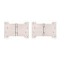 Parliament Projection Door Hinges 4" - 102x102x152x3mm - Satin Stainless Steel