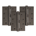 Bronze Fire Door Hinges – 4 Inch/102mm – Grade 11 Steel Ball Bearing – Pack of 3 Hinges