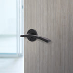 Euroda - Plus Fire Door Handle on Rose - Black - FD30/60 - tradefit - 5