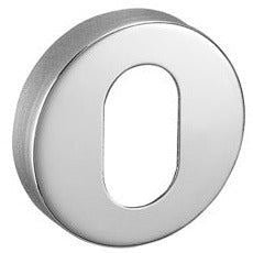 Oval Cover Escutcheon Oval Cylinder Profile - 52x8mm - Satin Stainless Steel - tradefit - Featured Image