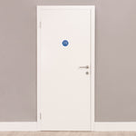 Automatic Fire Door Keep Clear 100x100mm Self Adh Vinyl - tradefit - 5