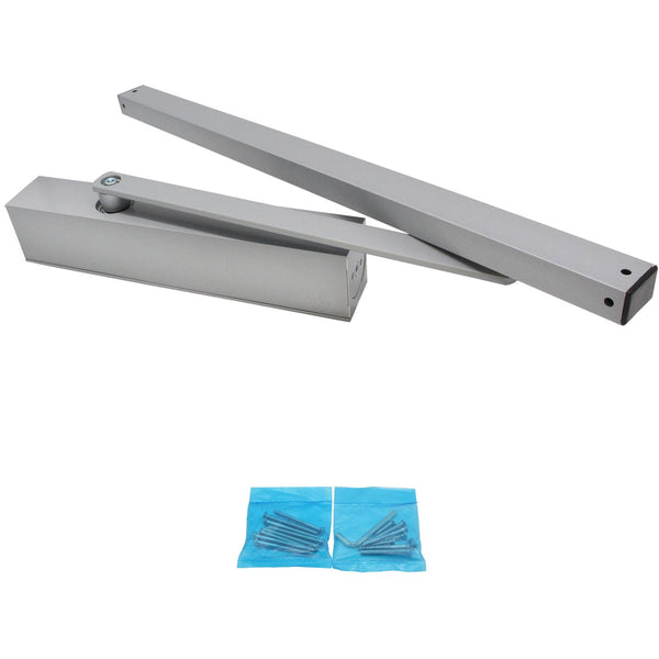 Arrone AR8209 Track Arm Size 2 - 4 Fire Door Closer - Silver - tradefit - Featured Image