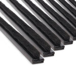 Intumescent Brush Fire & Smoke Seal - 10x4x2100mm - Pack of 10 - Black - tradefit - 1