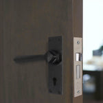 Tudor Antique Black Iron Lever Door Handle Pack - BS3621 5 Lever Sashlock - tradefit - 6