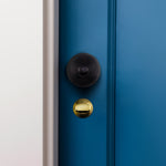 Beehive Ebony/Brass Wooden Mortice/Rim Door Knob Kit - 80mm Bathroom Lock - tradefit - 6