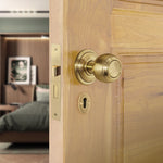 Mortice Fire Rated Sashlock - 64mm Case Size - 44mm Backset - Satin Brass - tradefit - 6