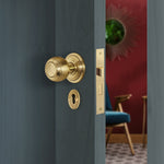 Mortice Fire Rated Sashlock - 80mm Case Size - 57mm Backset - Satin Brass - tradefit - 7