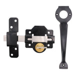 Long Throw Gate Lock & Pull Handle - Double Locking - 50mm - tradefit - 1