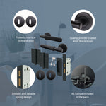 Dinis Knurled Matt Black Lever on Rose Door Handle Pack - 80mm Sashlock - tradefit - 5