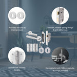 Mode - Grip Polished Chrome Lever on Rose Door Handle Pack - 3 Lever Lock - tradefit - 3